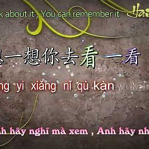 Ánh trăng nói hộ lòng em - 月亮代表我的心 [VietSub+kara] Pinyin - YouTube