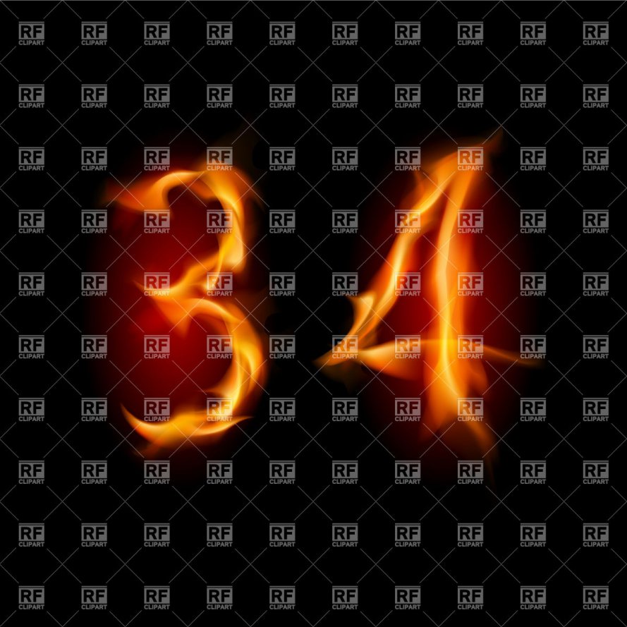 34 цифра картинка