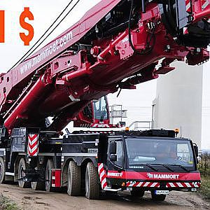 Xe Cẩu Lớn Nhất Thế Giới, Liebherr LTM 11200 9.1 | Quái Vật Trên Công Trường | Biggest Mobile Crane - YouTube